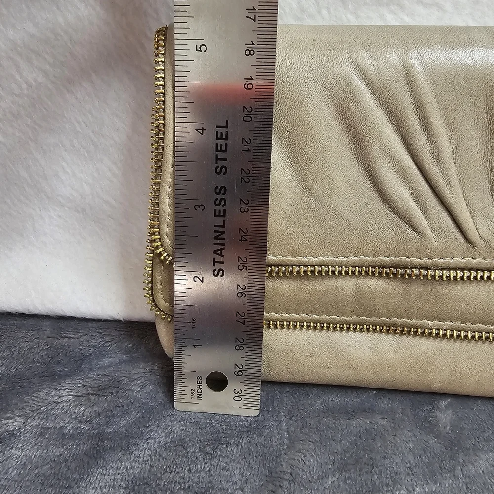 Lauren‎ Merkin Tan Clutch soft leather